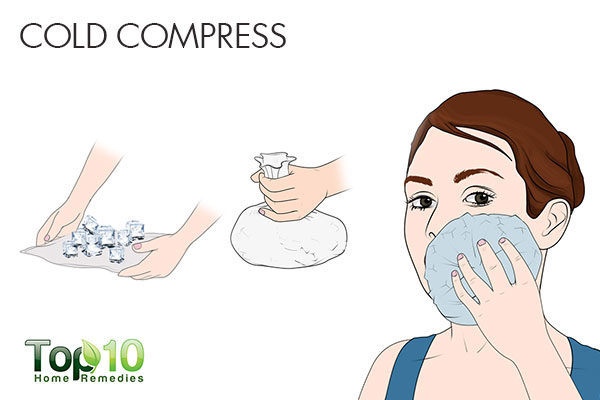 cold compress for broken capillaries on face