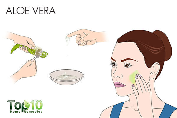 aloe vera broken capillaries facial